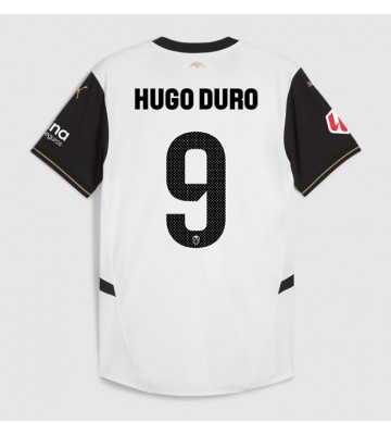 Valencia Hugo Duro #9 Replika Hjemmebanetrøje 2024-25 Kortærmet
